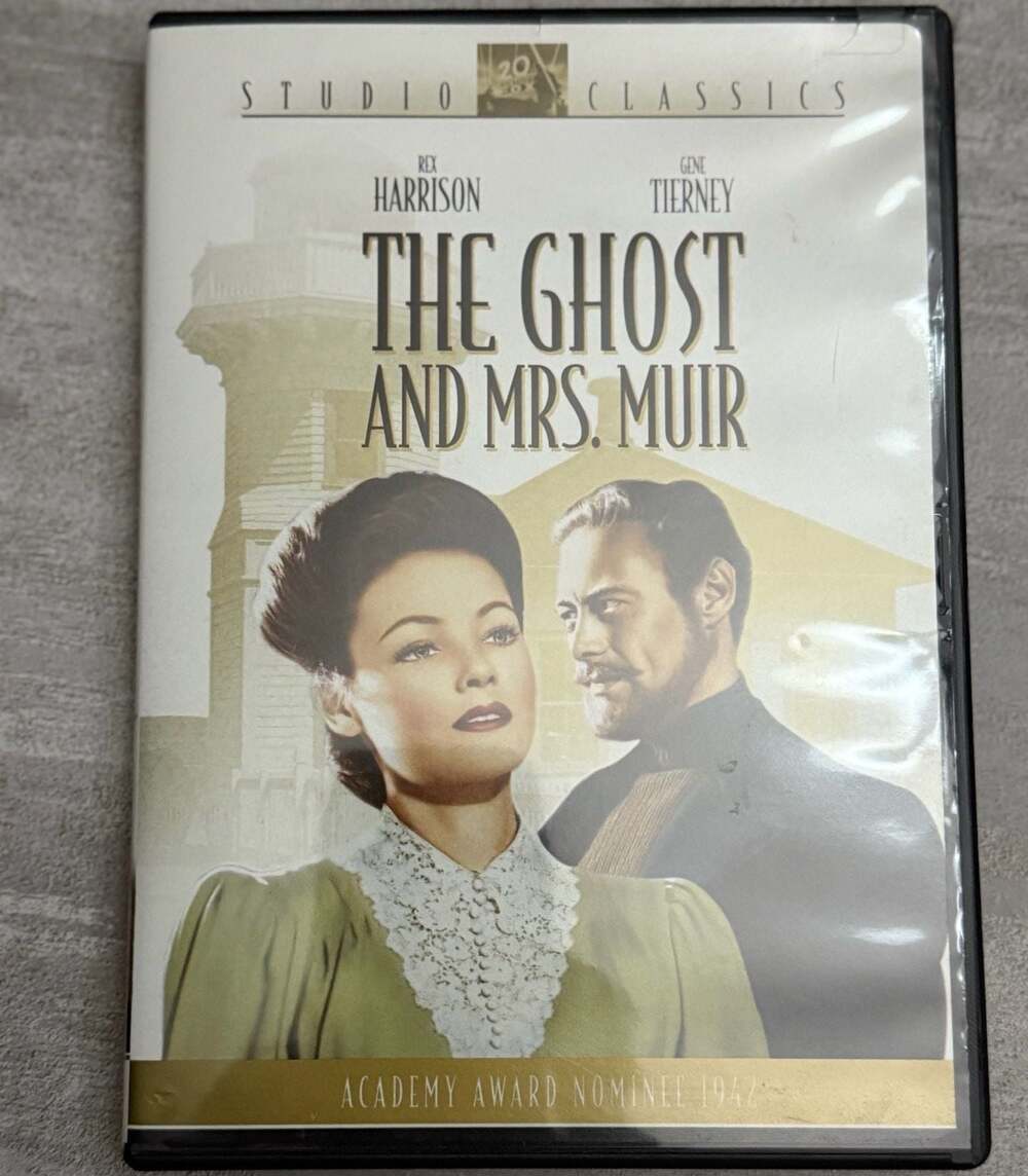 The Ghost and‎ Mrs. Muir DVD (2002) Studio Classics Rex Harrison Gene Tierney
